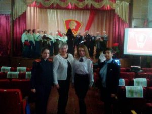 Волонтеры ГАУ СО КЦСОН Пугачевского района побывали на торжественном мероприятии, посвященном 100-летнему юбилею образования ВЛКСМ