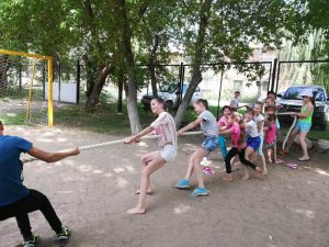 Праздник спорта в летнем лагере