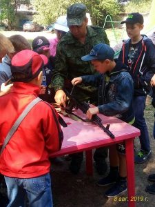 «Боевое Братство» в гостях у детей в оздоровительном лагере при КЦСОН Пугачевского района