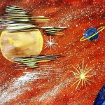 Члены клуба «Старость в радость» организовали онлайн-выставку творческих работ «Космические фантазии»