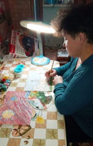 Члены клуба «Старость в радость» организовали онлайн-выставку творческих работ «Космические фантазии»