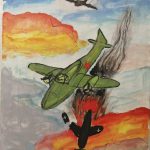 Слушатели онлайн «Университета третьего возраста» нарисовали картины о Великой Отечественной войне