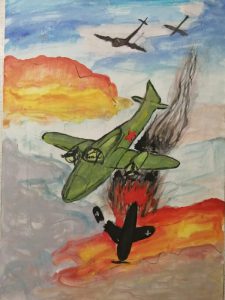Слушатели онлайн «Университета третьего возраста» нарисовали картины о Великой Отечественной войне