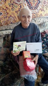 95-летний юбилей отметил житель Пугачева – участник Великой Отечественной войны