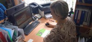 Сотрудники комплексного центра социального обслуживания населения Пугачевского района приняли участие в акции «Бессмертный полк – онлайн»